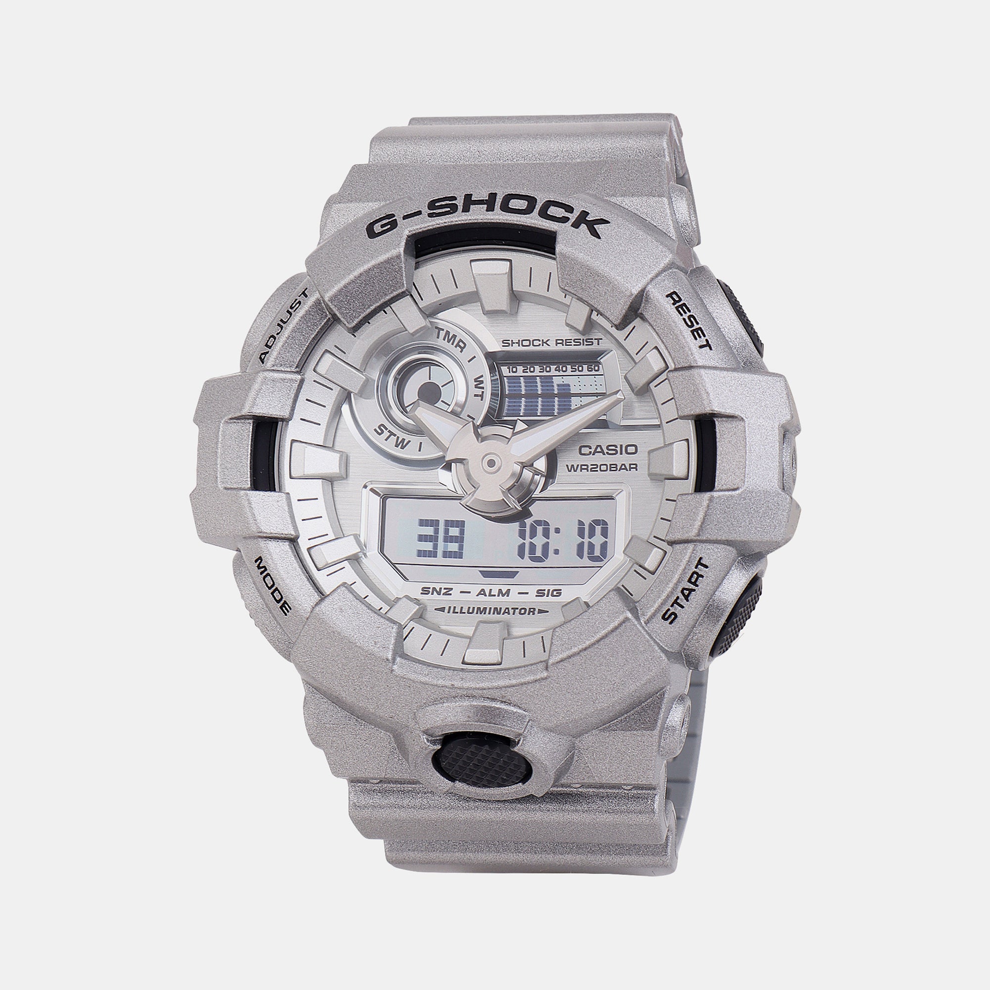 G shock best sale monochrome grey