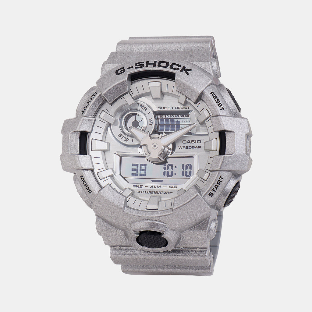 Casio Round Grey Analog-Digital watch