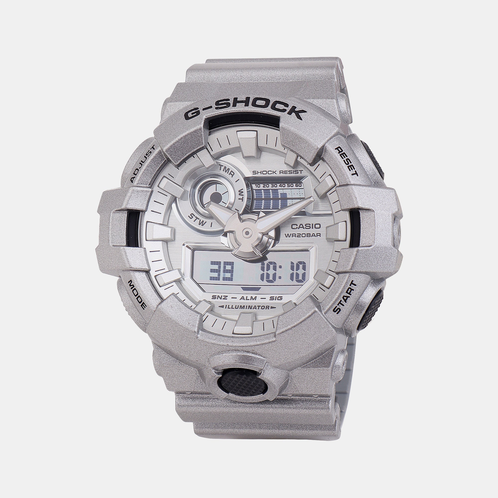 Casio Round Grey Analog-Digital watch
