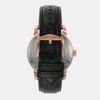 Fossil Leather Black watch