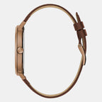 Idol Men Quartz Blue Dial Analog Leather Watch GW0503G4