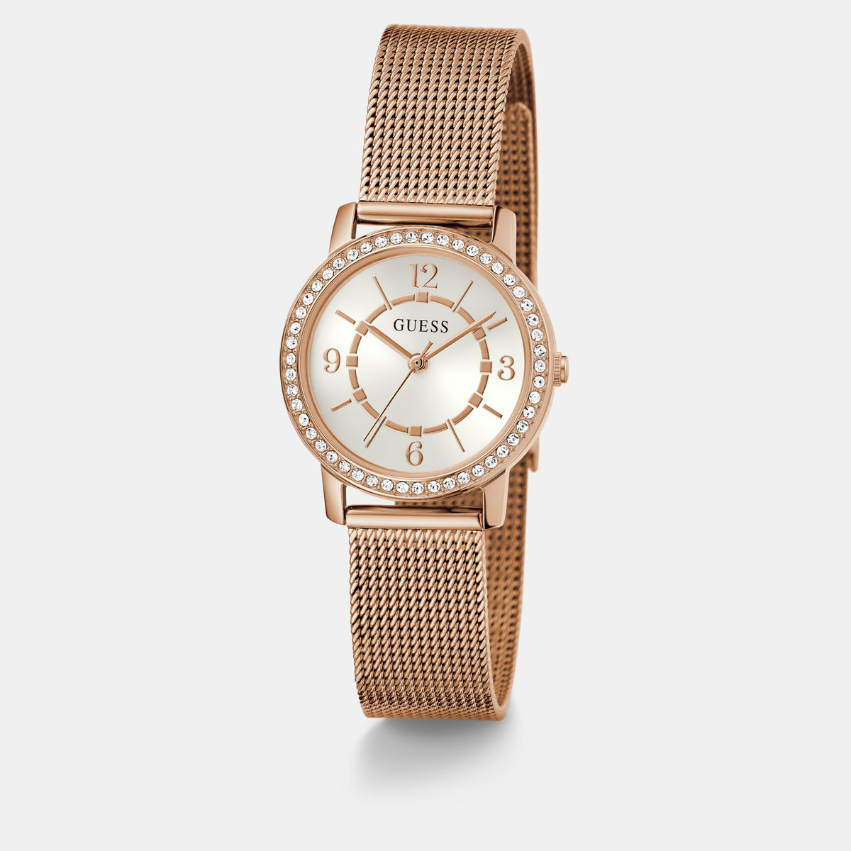 Guess Mesh White watch