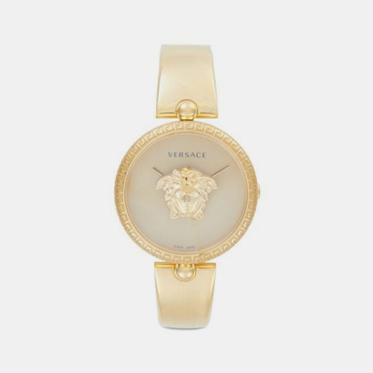 Female Gold Analog Stainless Steel Watch VECO03222