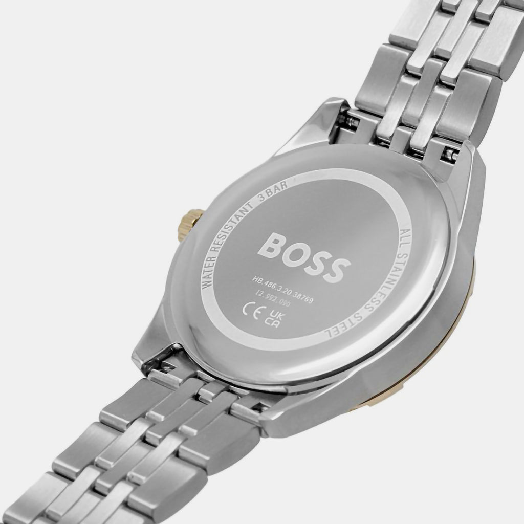 Boss Women Round Silver watch