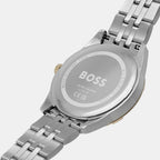Boss Women Round Silver watch