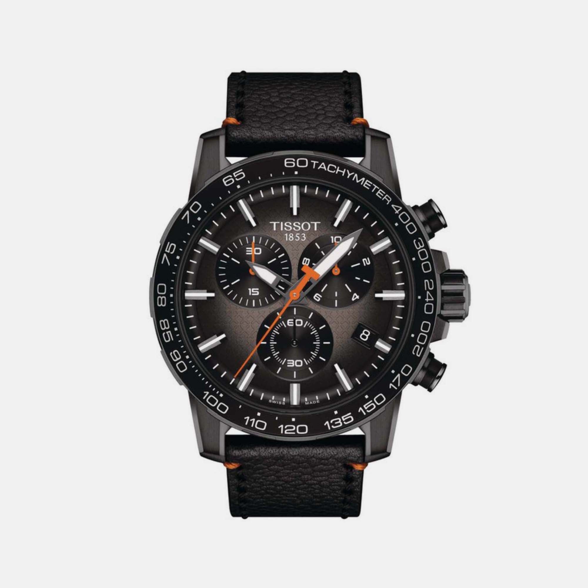 Tissot Round Black Chronograph watch