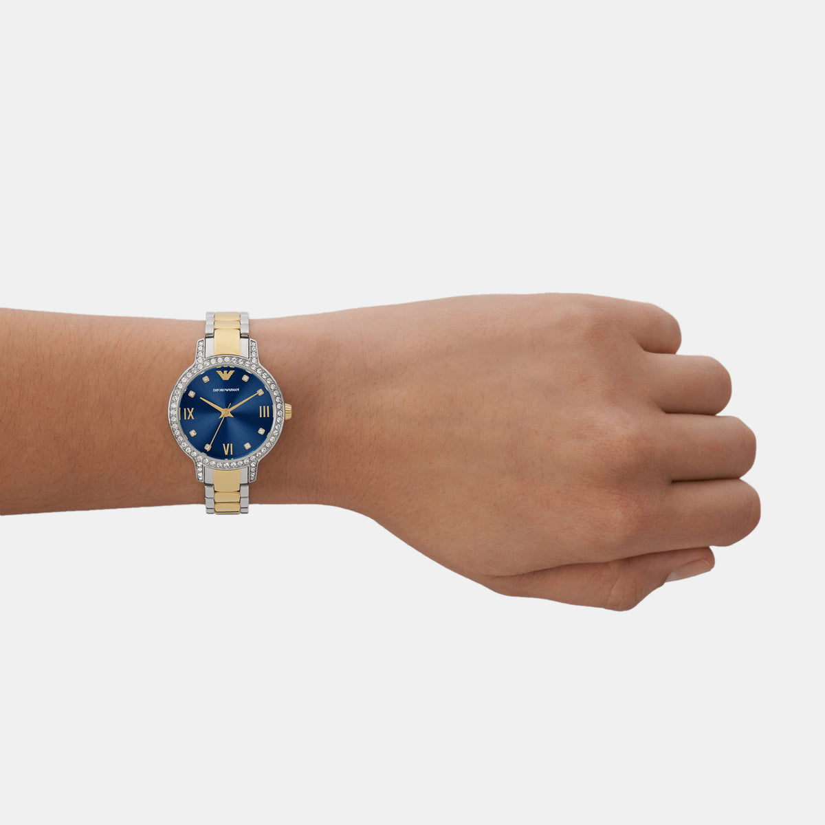 Emporio Armani Stainless Steel Blue watch