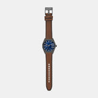 Scraper Men Quartz Blue Dial Analog Leather Watch DZ2189
