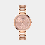 Helix Round Rose Gold Analog watch