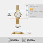 Fossil 28 mm Gold Quartz watch