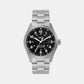 Male Black Analog Stainless Steel Watch FS5976