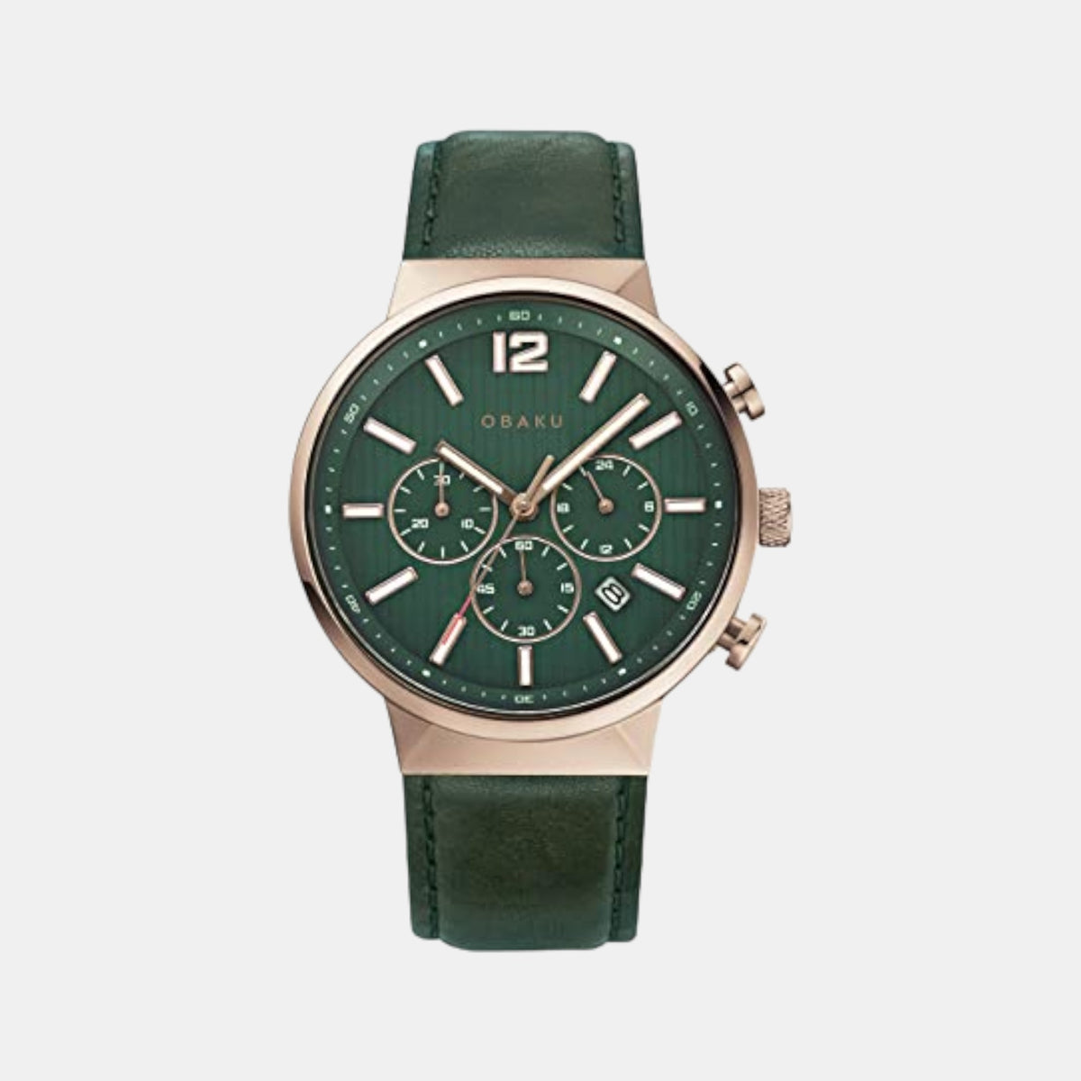 Male Analog Leather Watch V180GCVERE