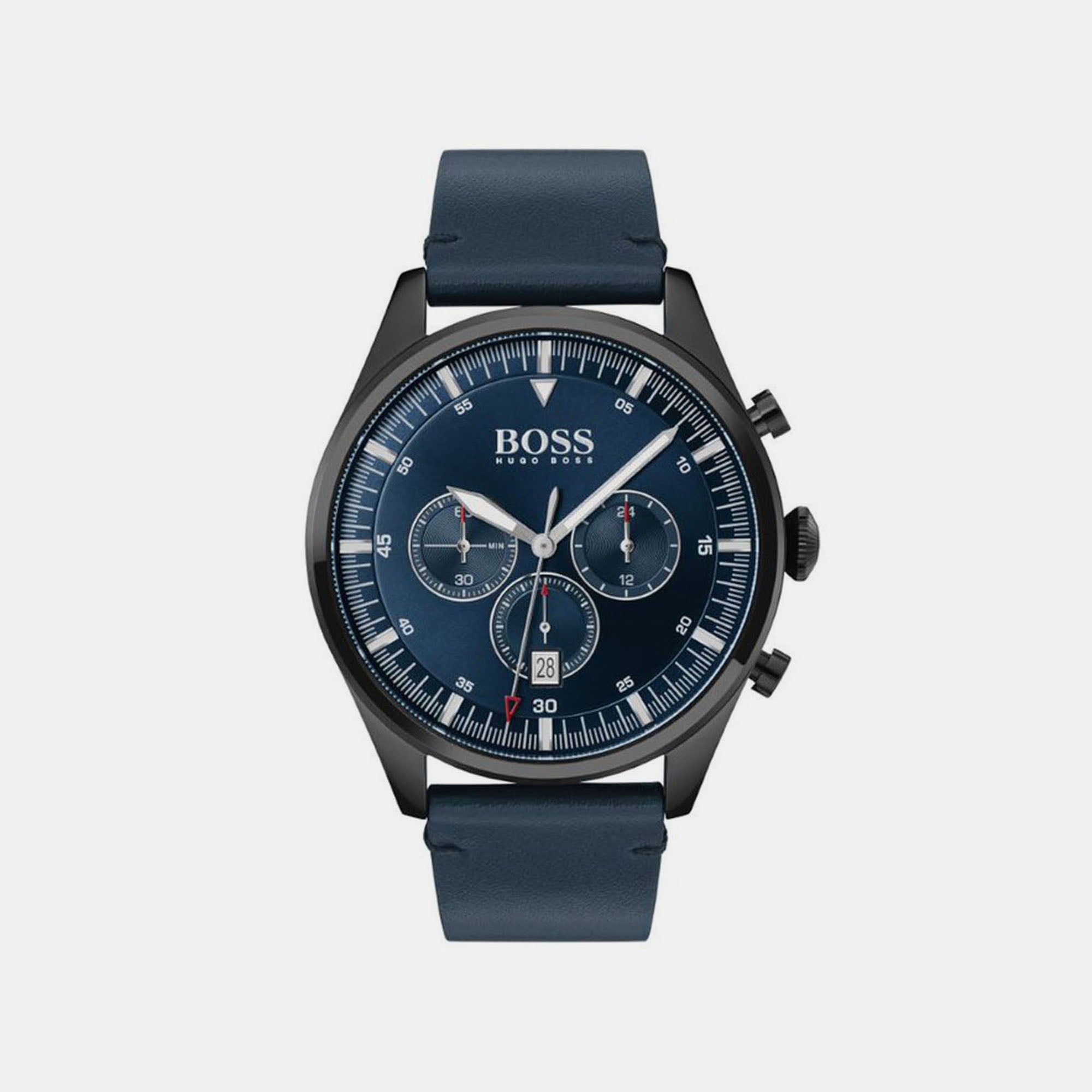 Boss Round Blue Chronograph watch