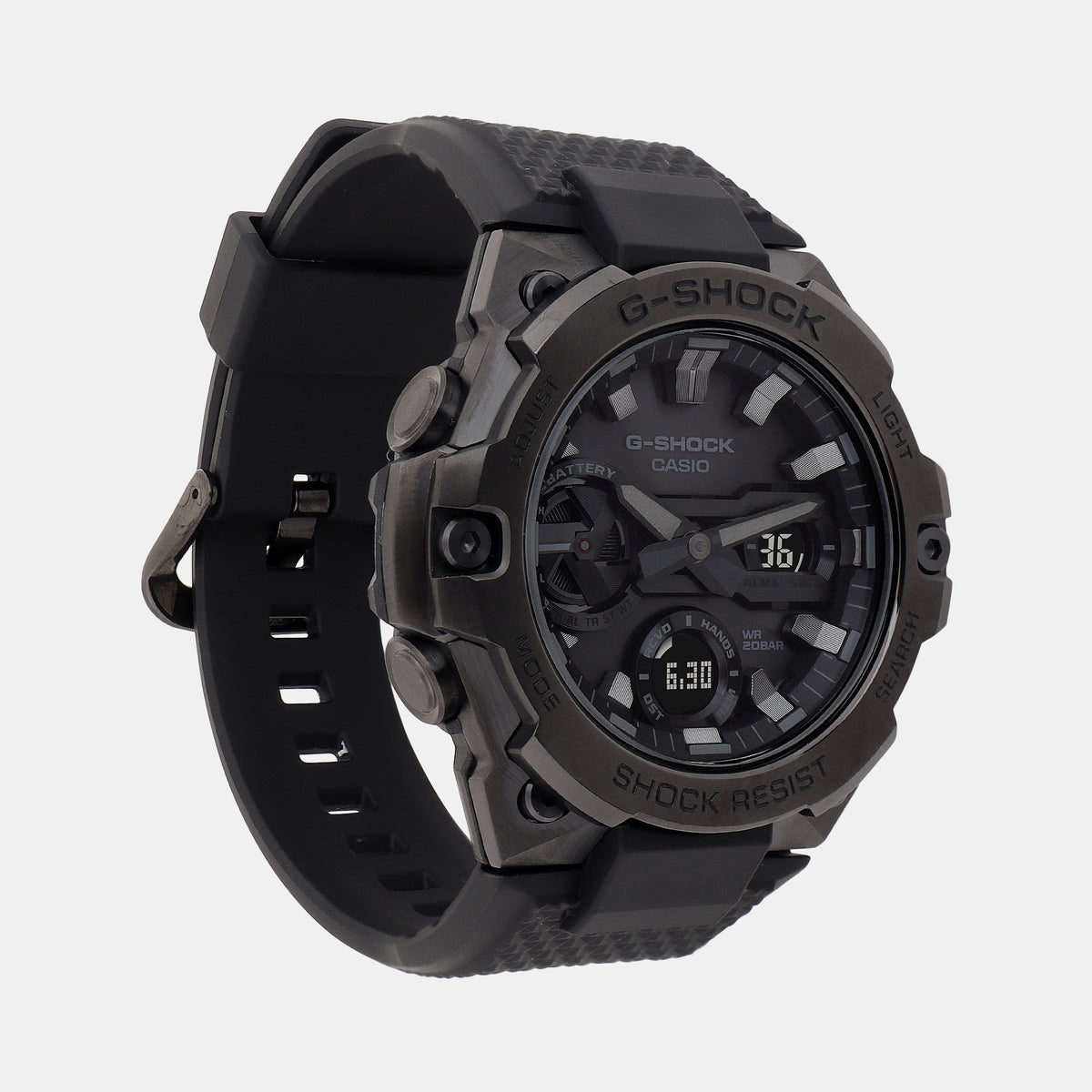 Casio Men Round Black watch