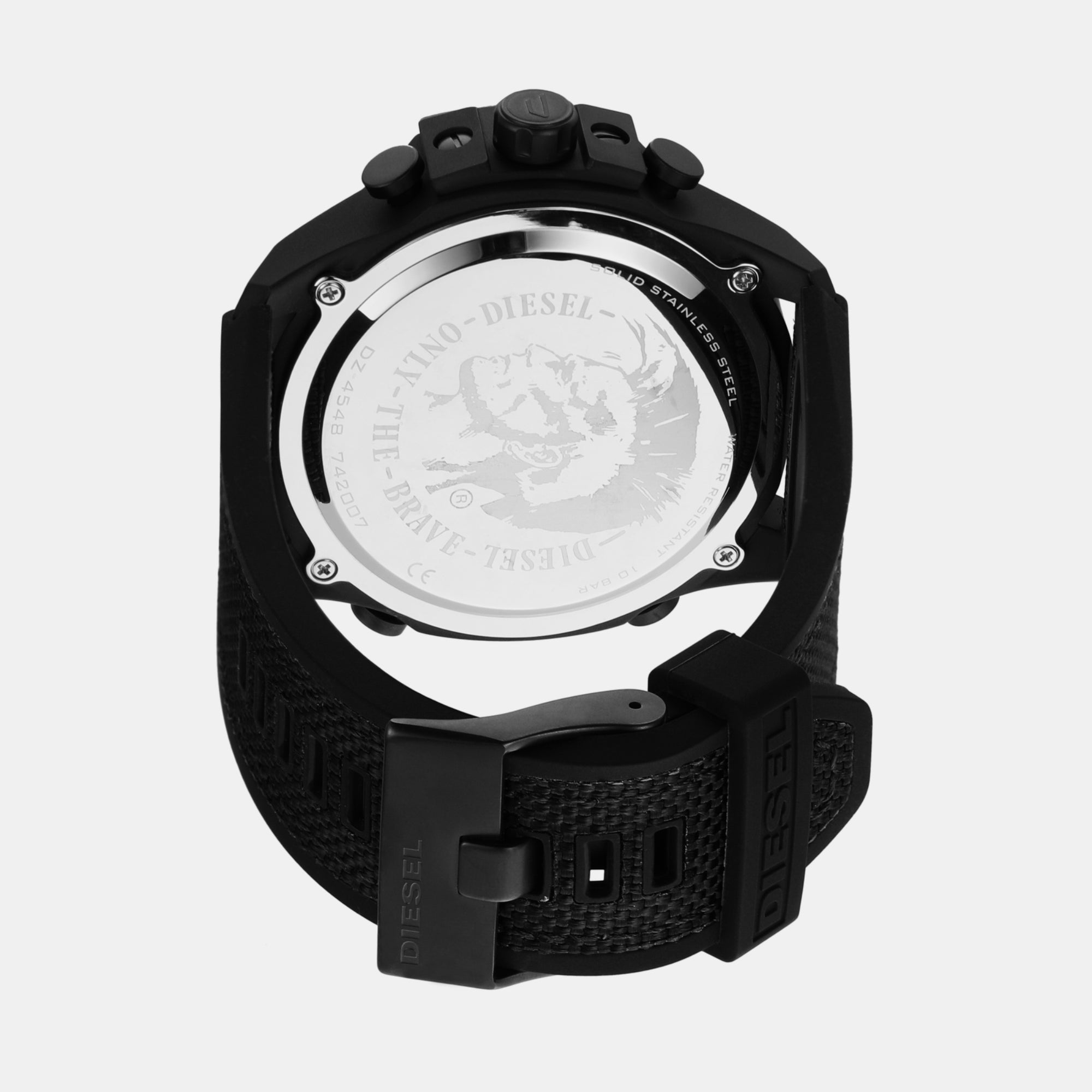 Diesel Men Round Black watch