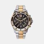Michael Kors Round Black Chronograph watch