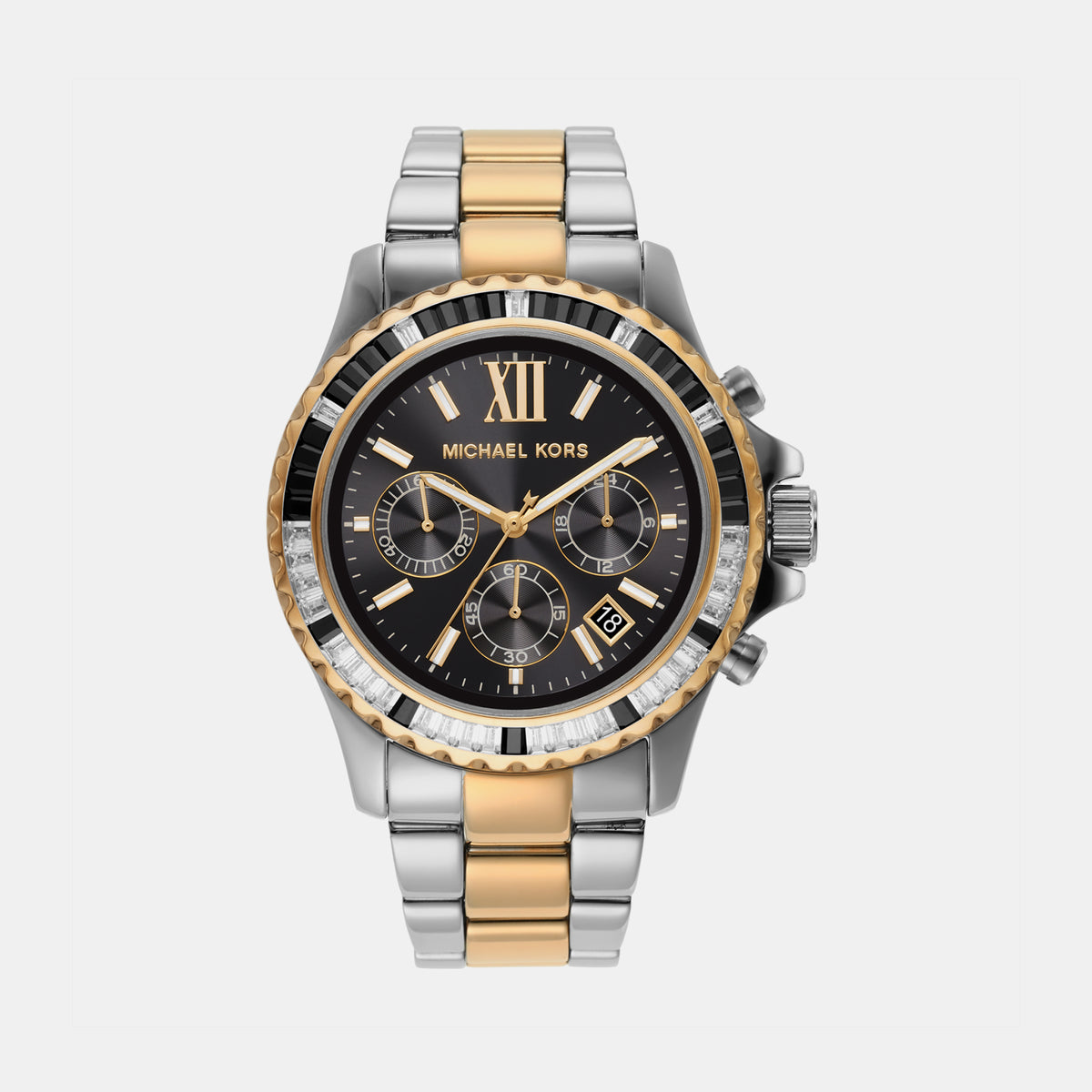 Michael Kors Round Black Chronograph watch