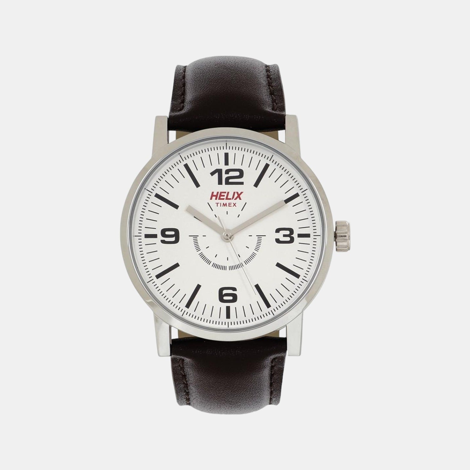 Helix Round White Analog watch