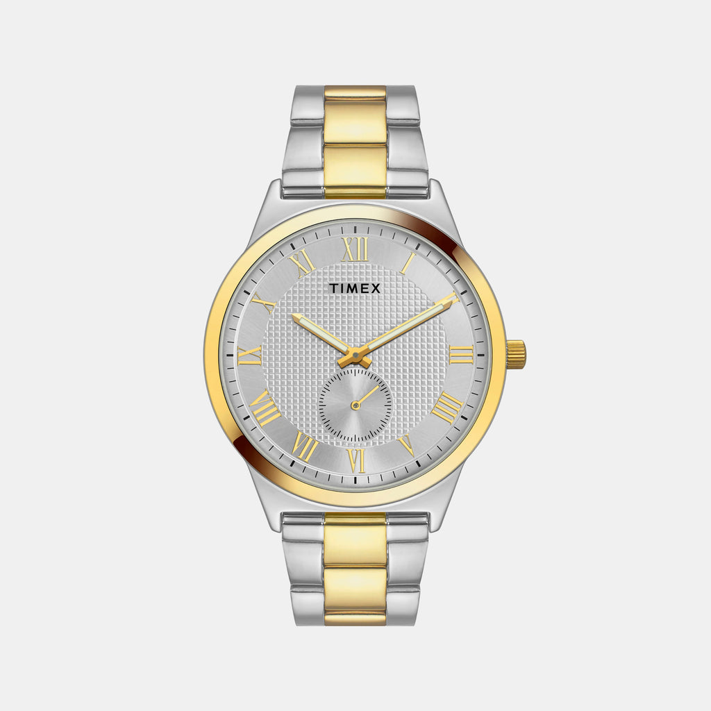 Timex Round Silver Analog watch