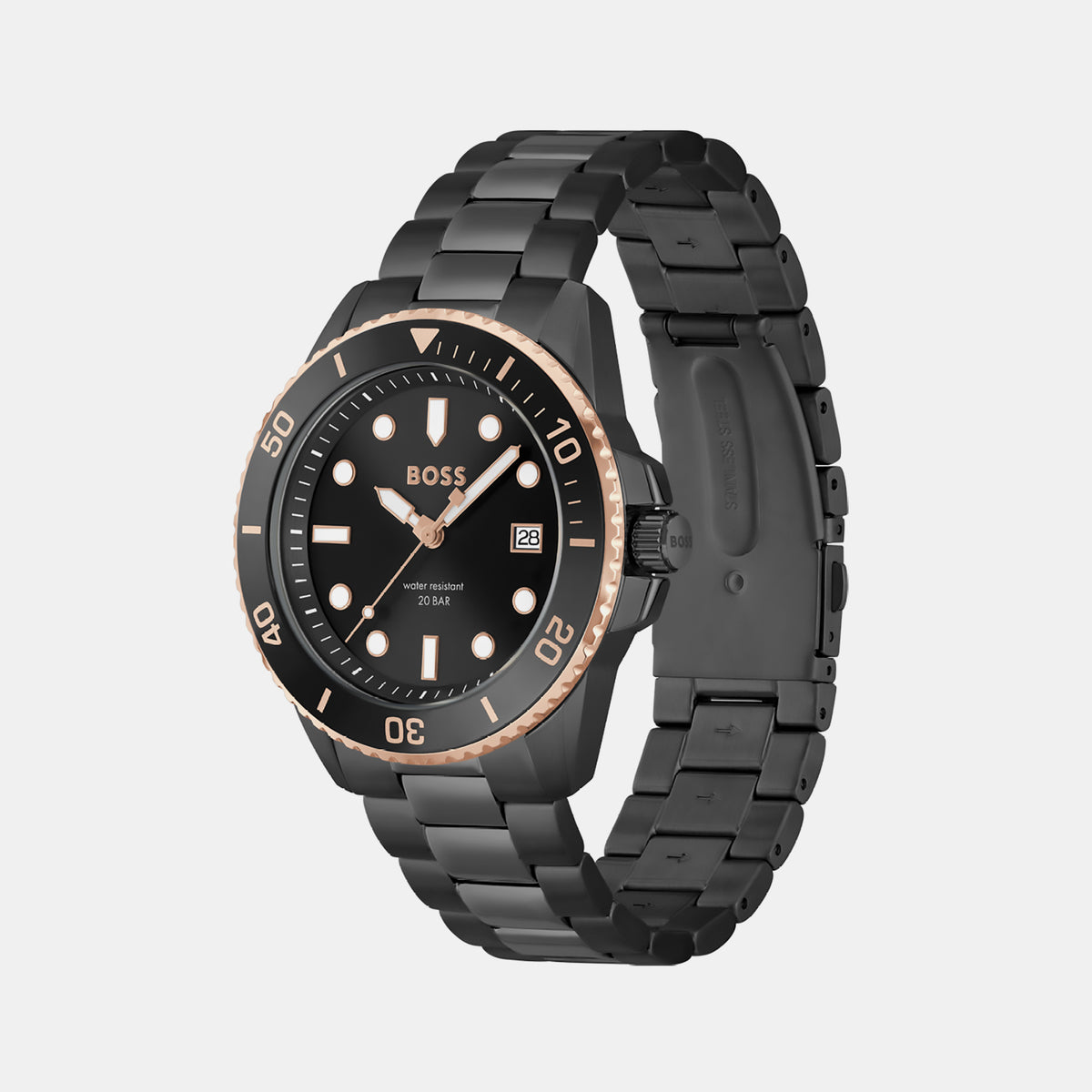 Boss 43 mm Round Quartz watch