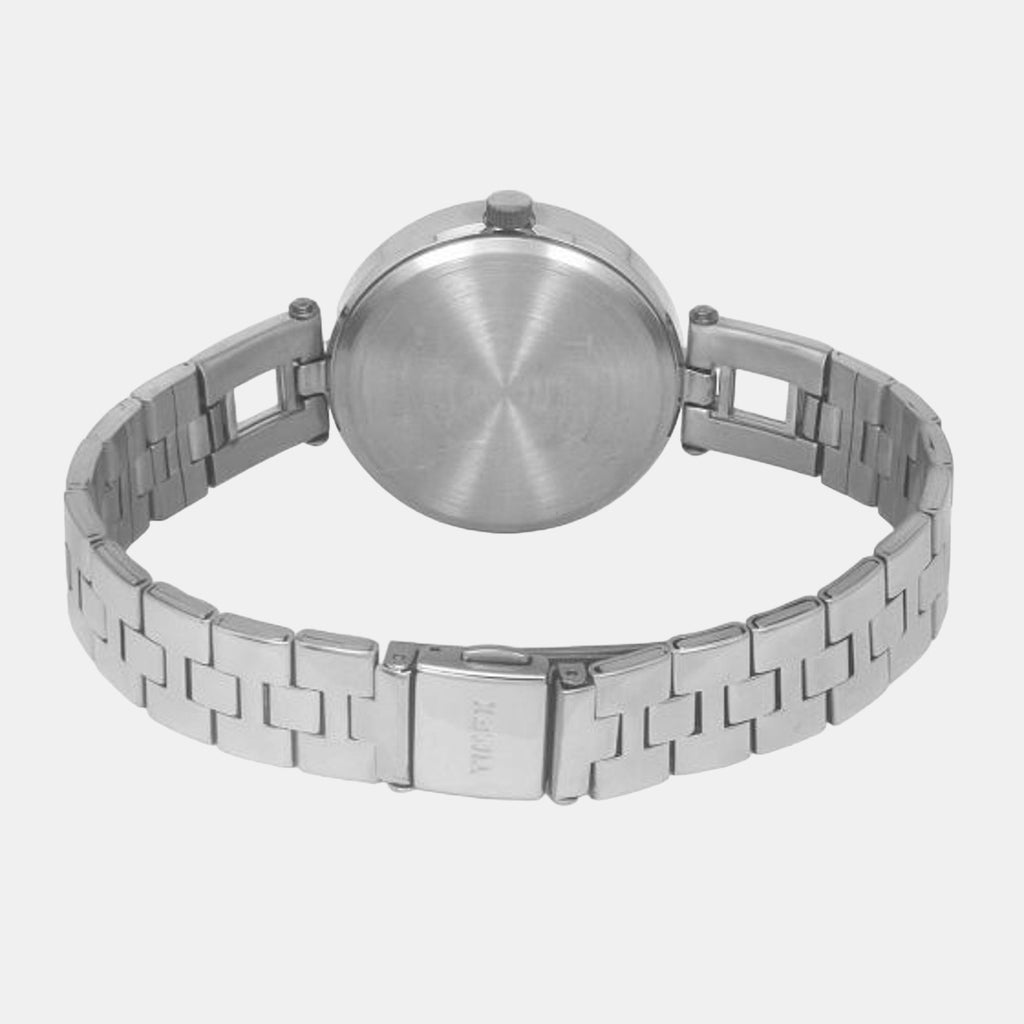 Women Quartz Blue Dial Analog Stainless Steel Watch TWEL16600