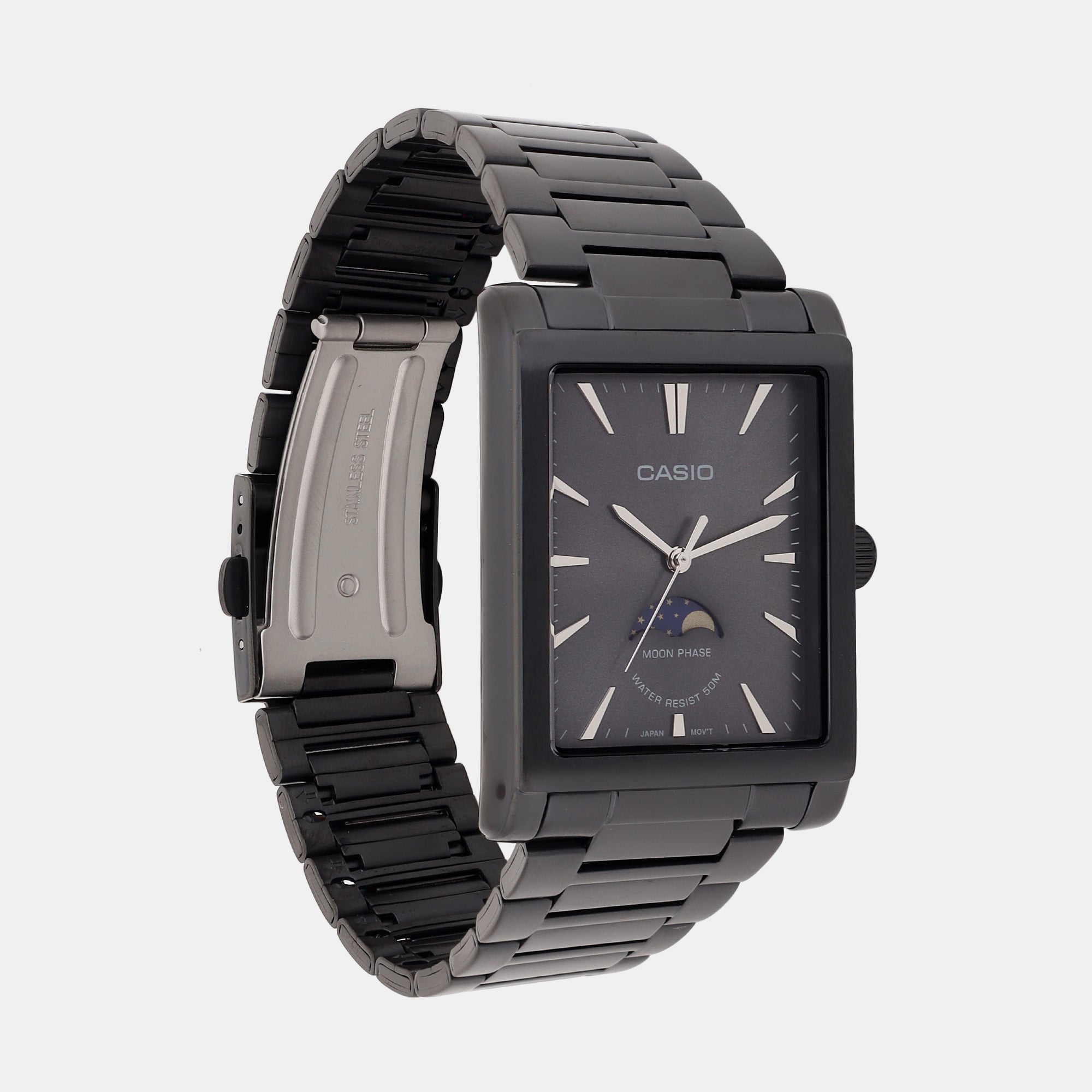 Casio Men Rectangular Black watch