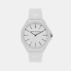 Armani Exchange Octagon White Analog watch