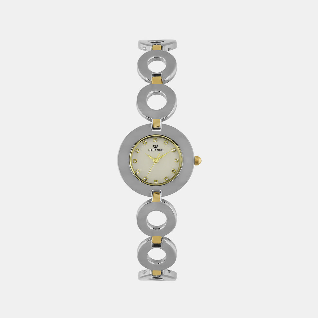 Mont Neo Round Grey Analog watch