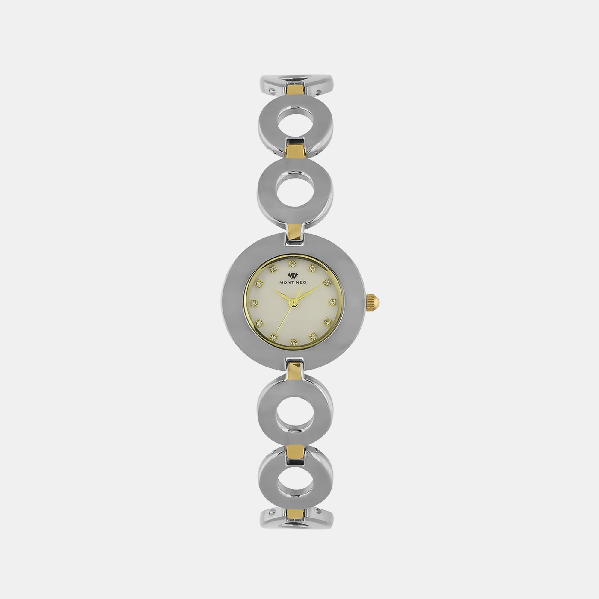 Mont Neo Round Grey Analog watch