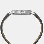 Timex Leather Gold watch