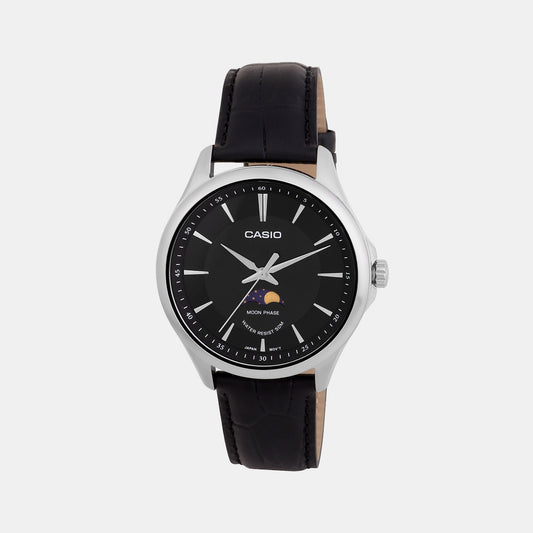 Enticer Black Male Analog Leather Watch A2167