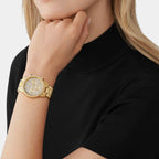 Michael Kors Women Round Gold watch