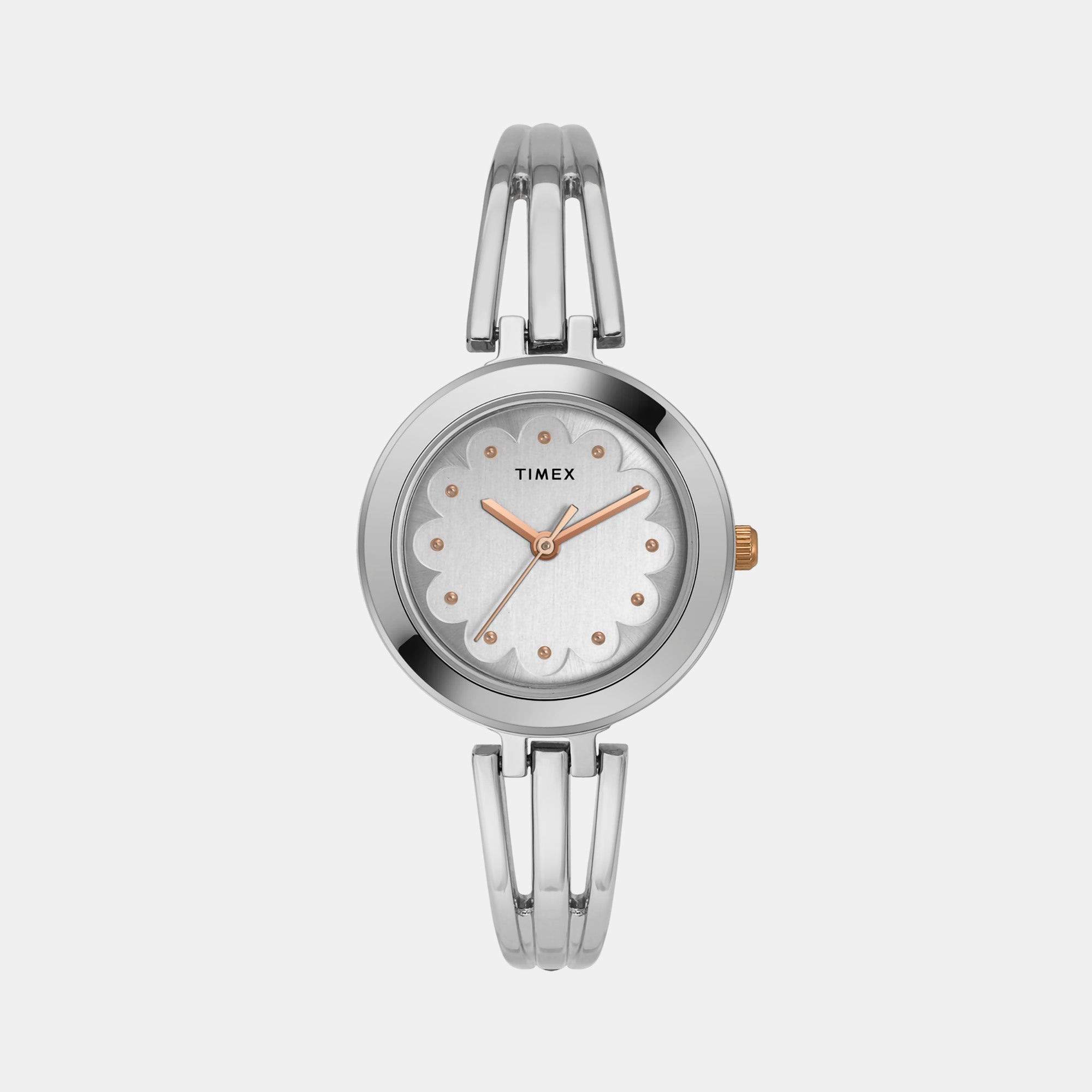 Timex Round Silver Analog watch