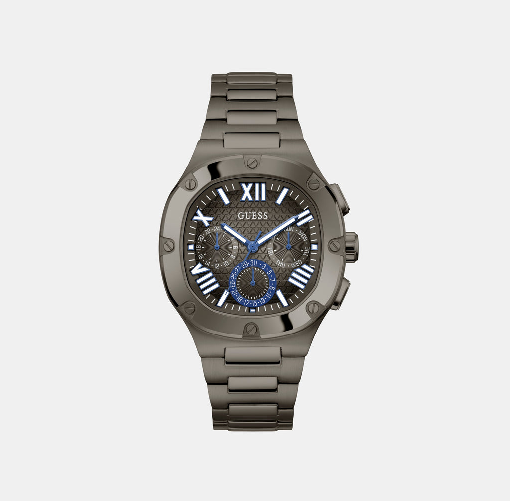 Guess Square Gunmetal Chronograph watch