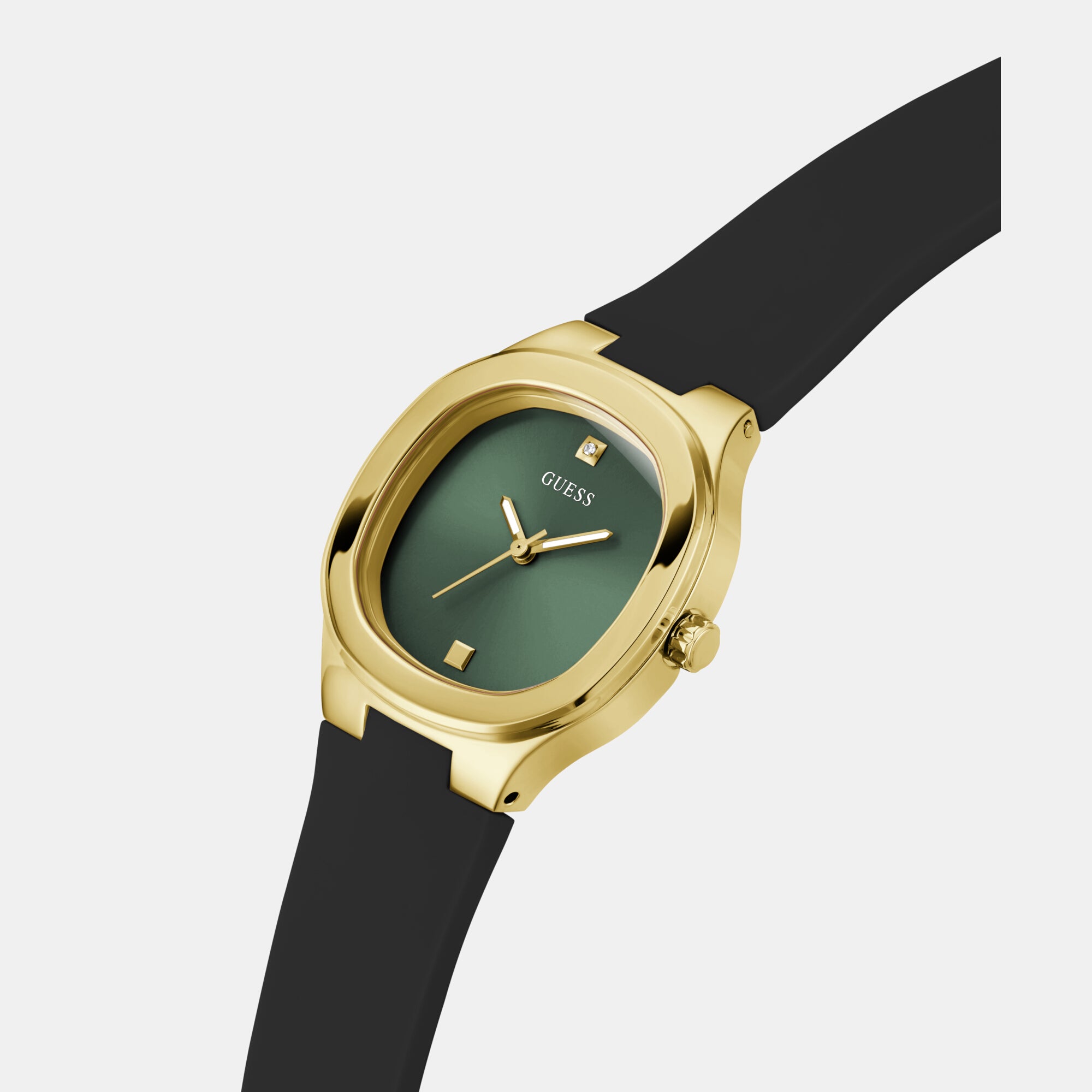 Guess Stainless Steel Square watch