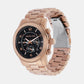 Men's Runway Chronograph Rose Gold-Tone Stainless Steel Watch MK9123