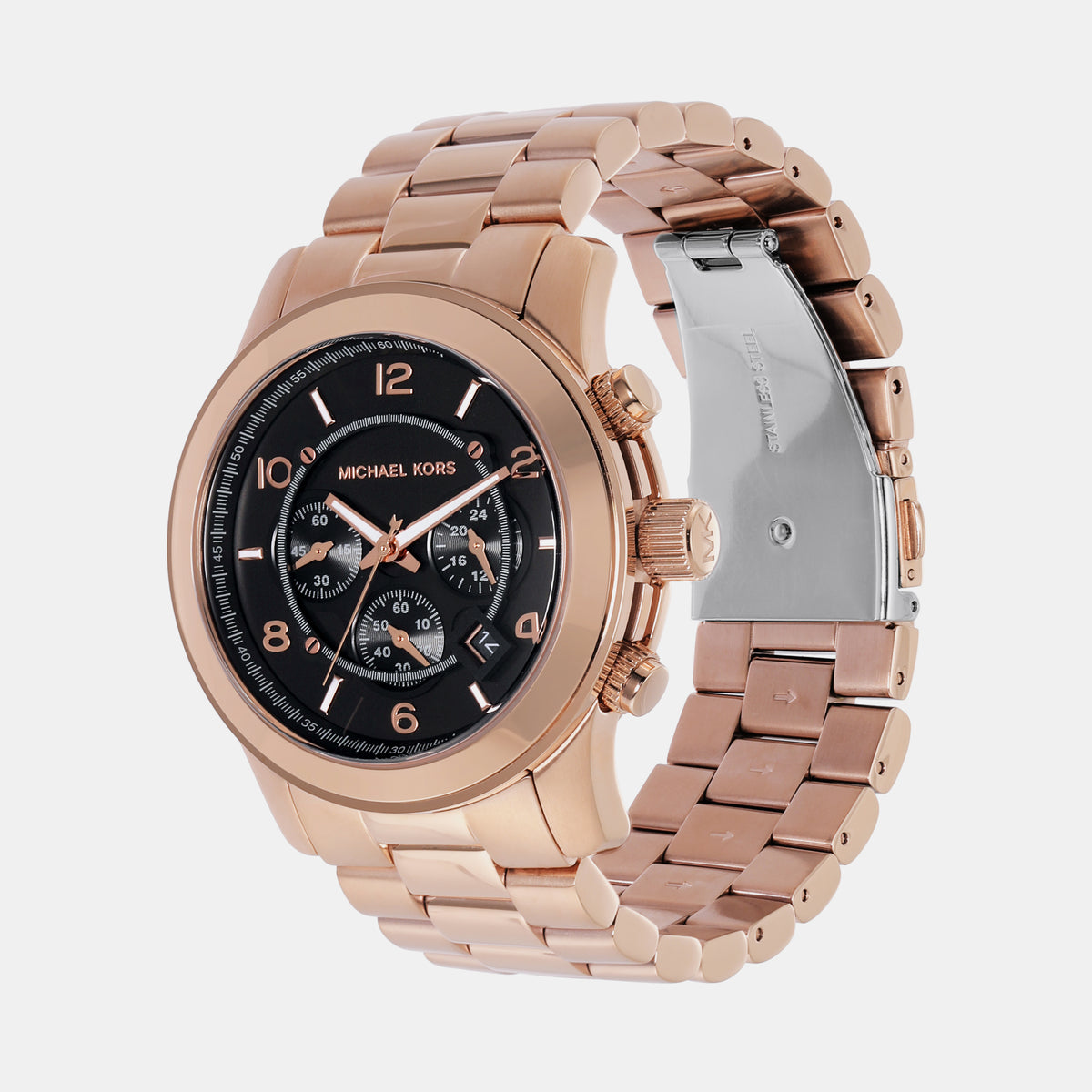 Michael Kors Men Round Black watch