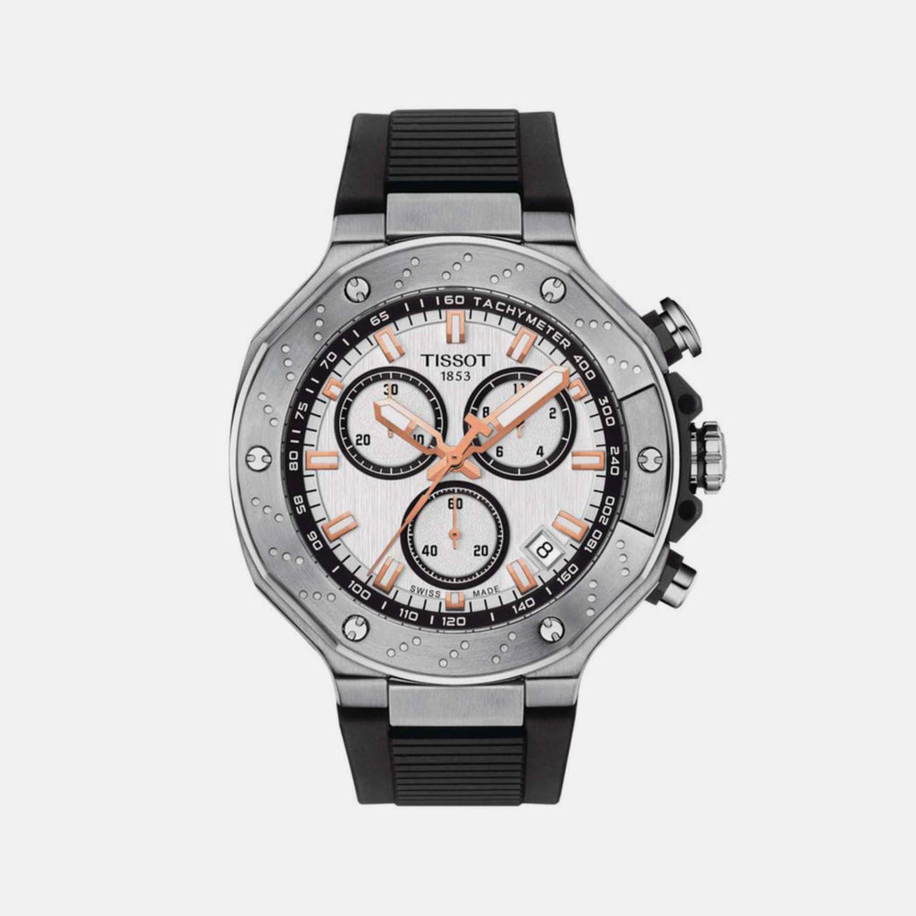 Tissot Round White Chronograph watch