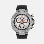 Tissot Round White Chronograph watch