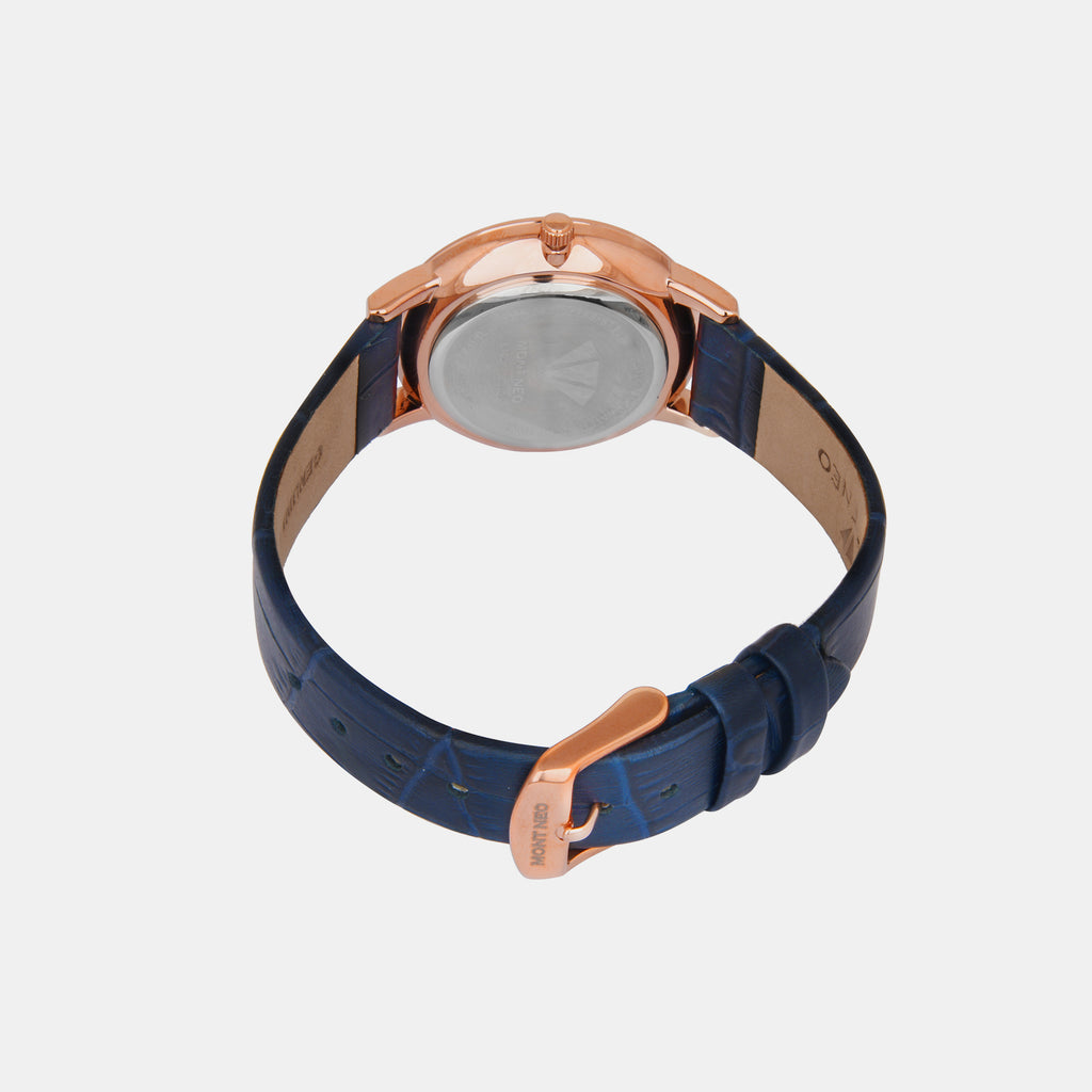 Mont Neo Women Round Blue watch