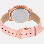 Sheen Women Quartz Gold Dial Analog Leather Watch SH203