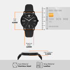 Emporio Armani 30 mm Black Quartz watch