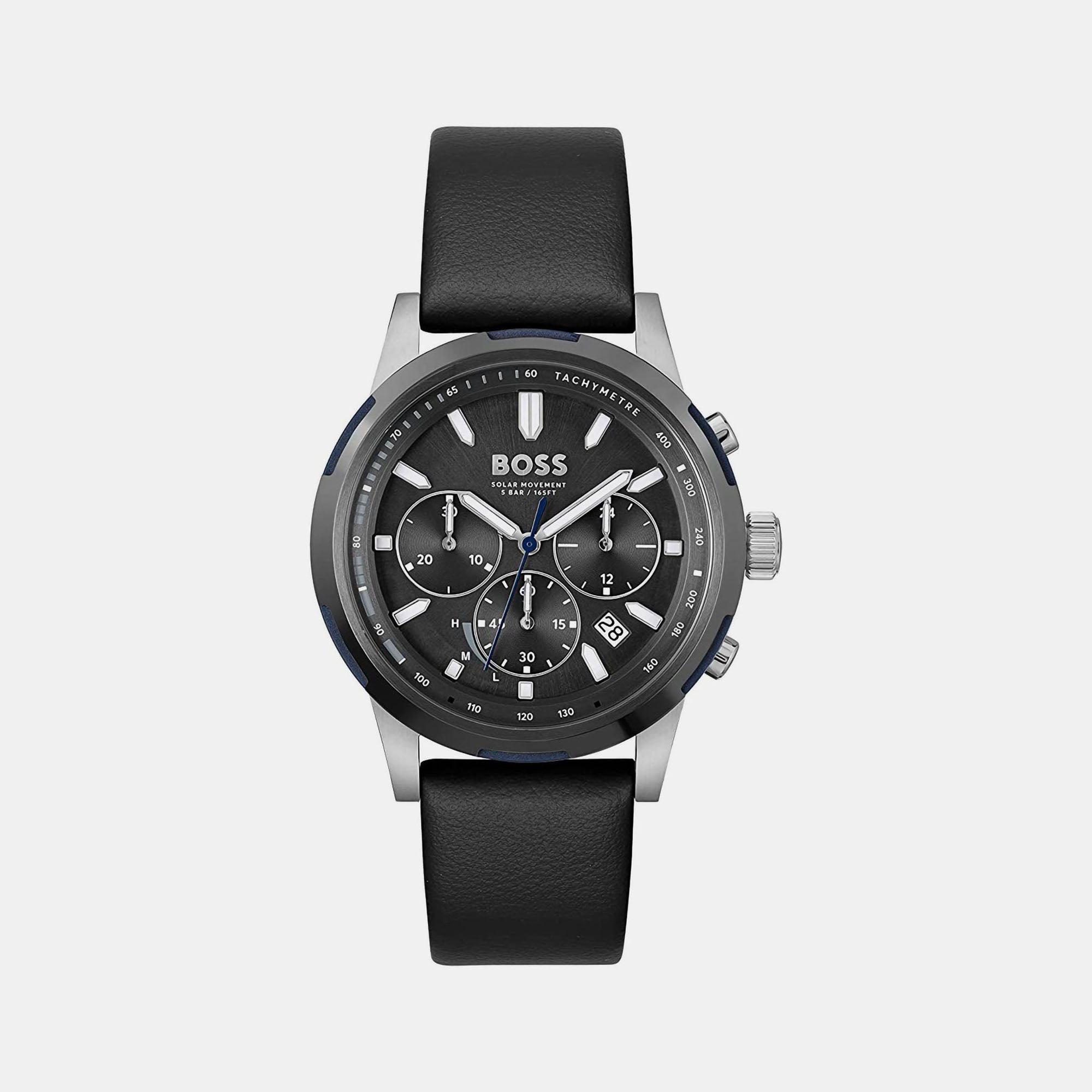 Boss Round Grey Chronograph watch