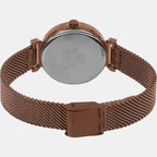 Enticer Women Quartz Black Dial Analog Stainless Steel Watch A2128