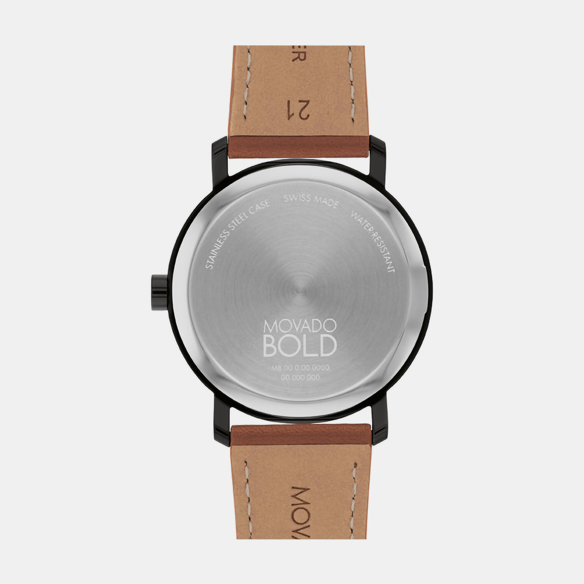 Movado Men Round Black watch