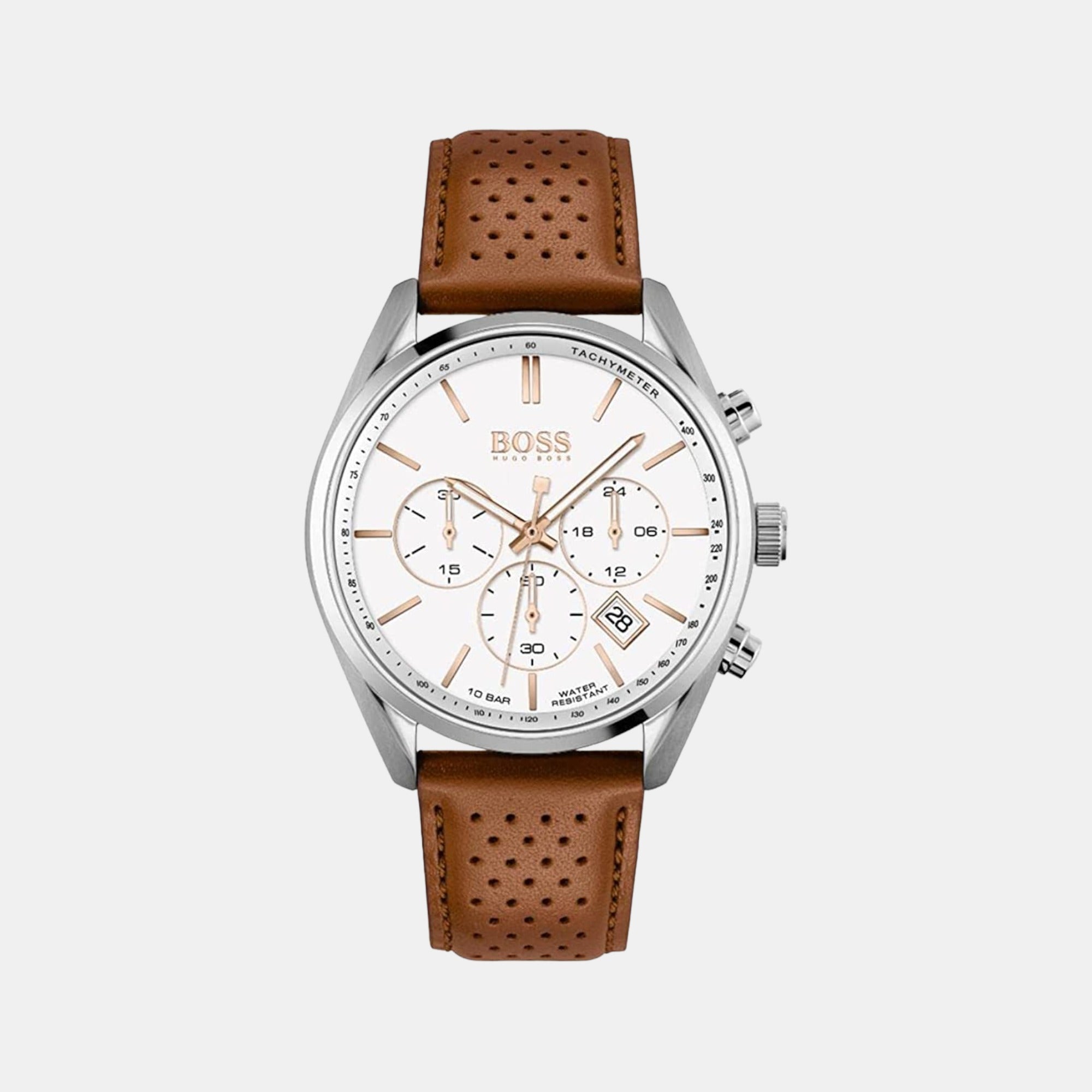 Male Leather Chronograph Watch 1513879