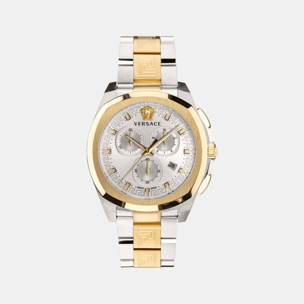 Versace Round Silver Analog watch
