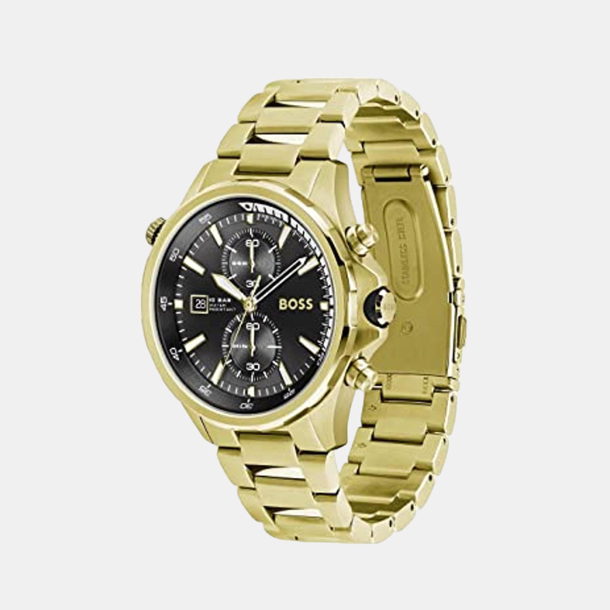 Globetrotter Men Quartz Black Dial Chronograph Stainless Steel Watch 1513932