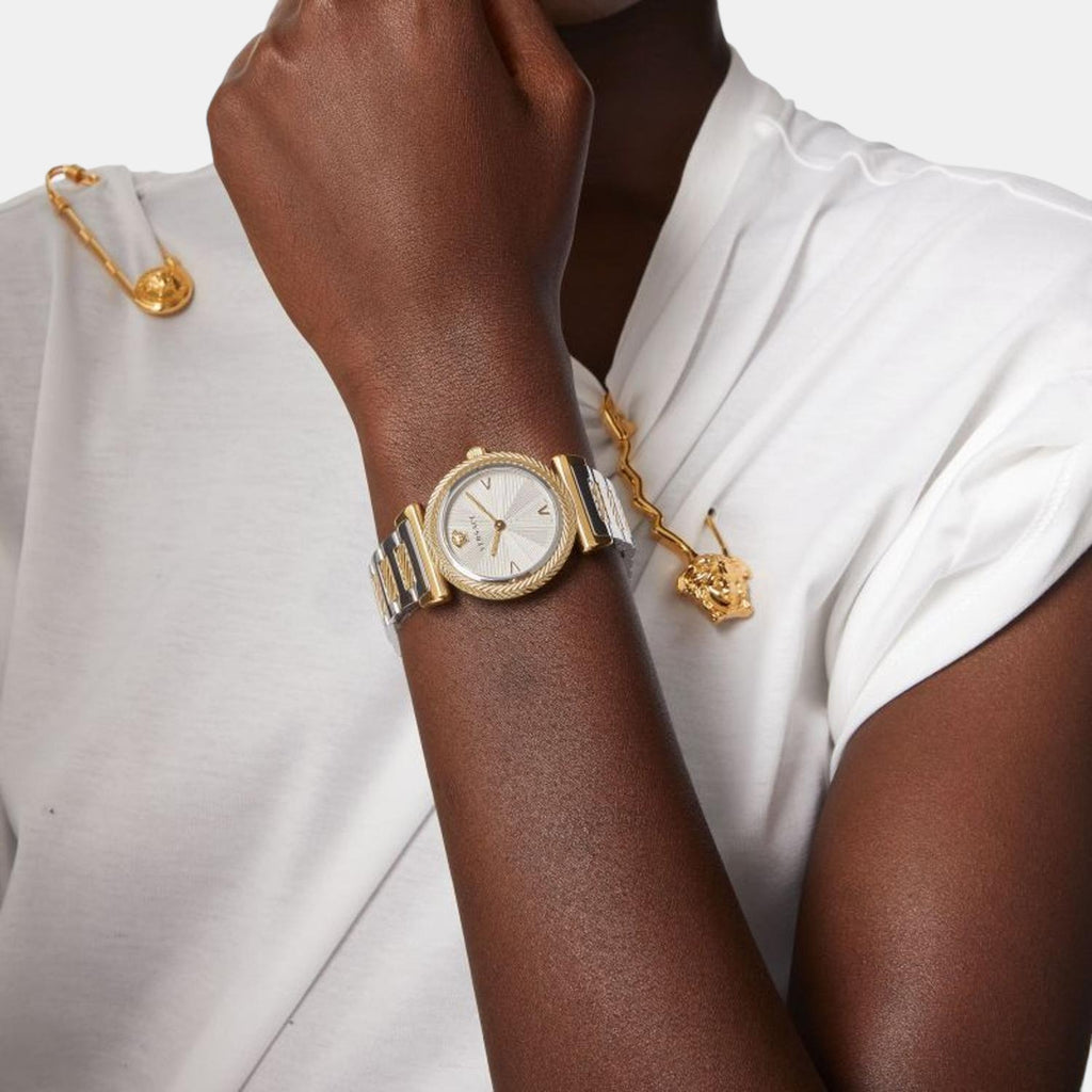 Versace Stainless Steel Round watch