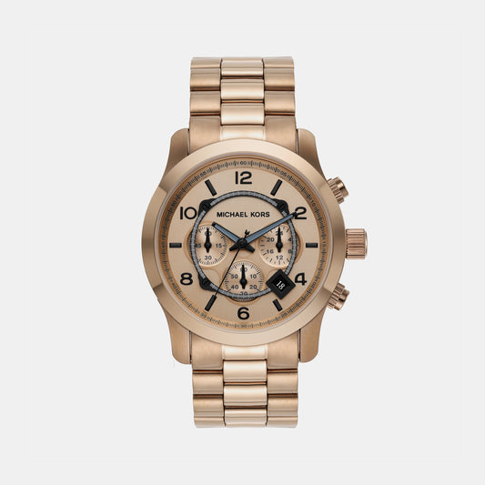 Male Gold Chronograph Stainless Steel Watch MK9106